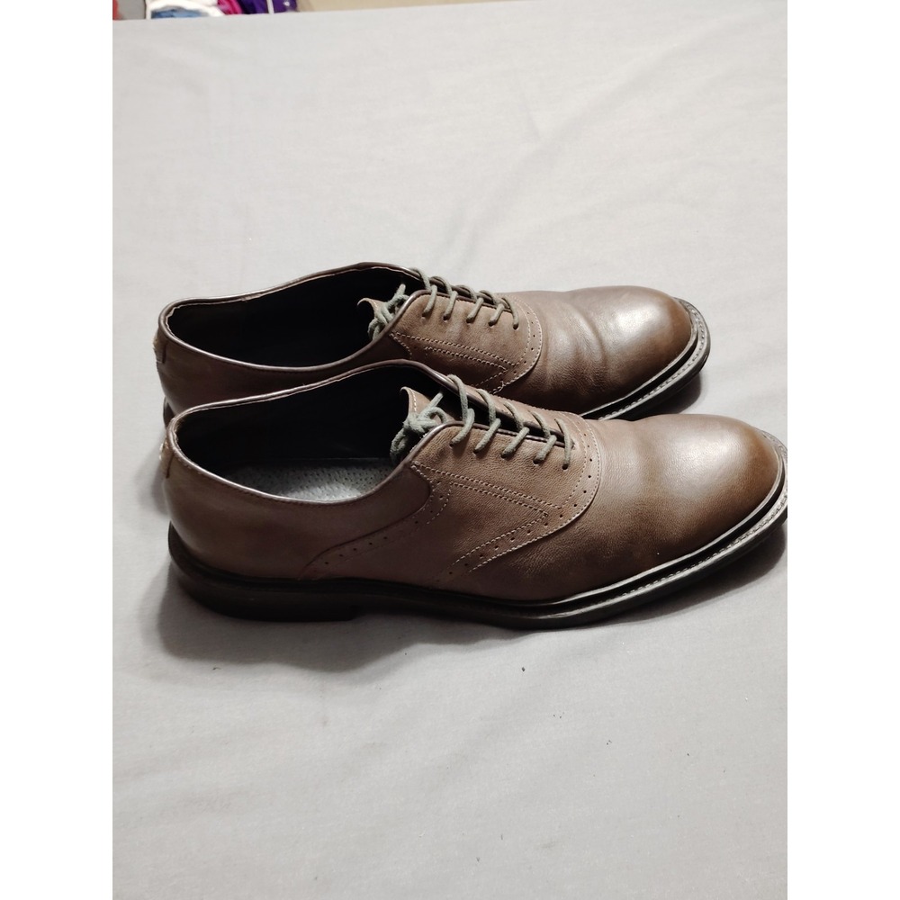 Aston Grey Collection Ashland‎ 100111 Leather Wing Tip Oxford Shoes Men 11.5 VTG